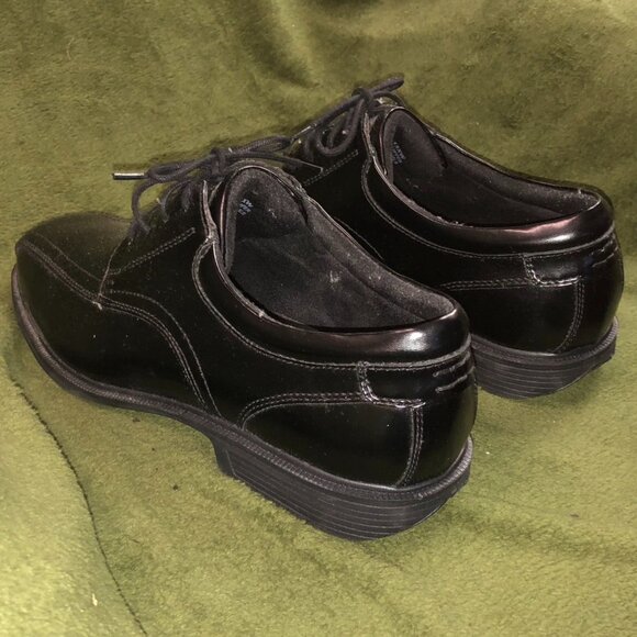 Nunn Bush KORE Men’s Black Leather Lace‑Up 13 XW Comfort Gel Dress Oxfords main image 6